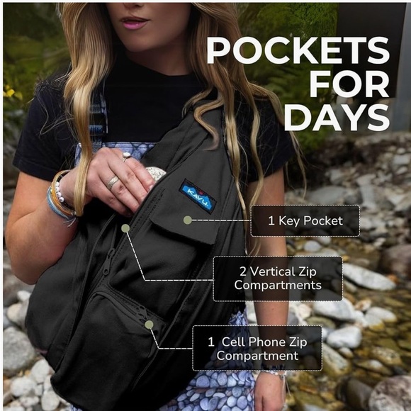 Kavu Multicolored Cross-body Rope Bag - Picture 2 of 11